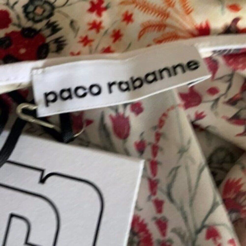 Paco Rabanne Floral Cami multi colored Size 6 - Picture 5 of 9